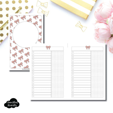 Mini HP Size | Fox & Pip Collaboration: List + Grid Column Printable Insert ©