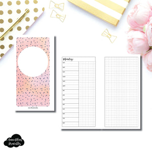 Personal Rings Size | UNDATED Day on 2 Pages Printable Insert ©