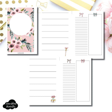 MINI HP Size | Undated Horizontal Week on 2 Page Collaboration Printable Insert ©