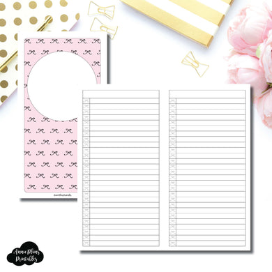 Standard TN Size | Bow List Printable Insert ©