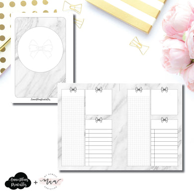 A6 Rings Size | Undated Daily MyNewestAddiction Collaboration Printable Insert ©