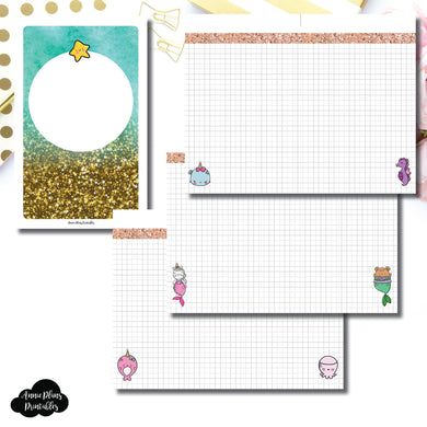 Mini HP Size | MommyLhey Designs Collaboration Plain Grid Printable Insert ©