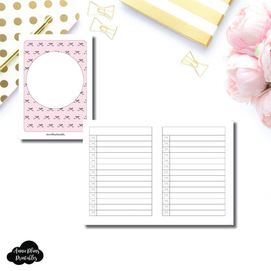Passport TN Size | Bow List Printable Insert ©