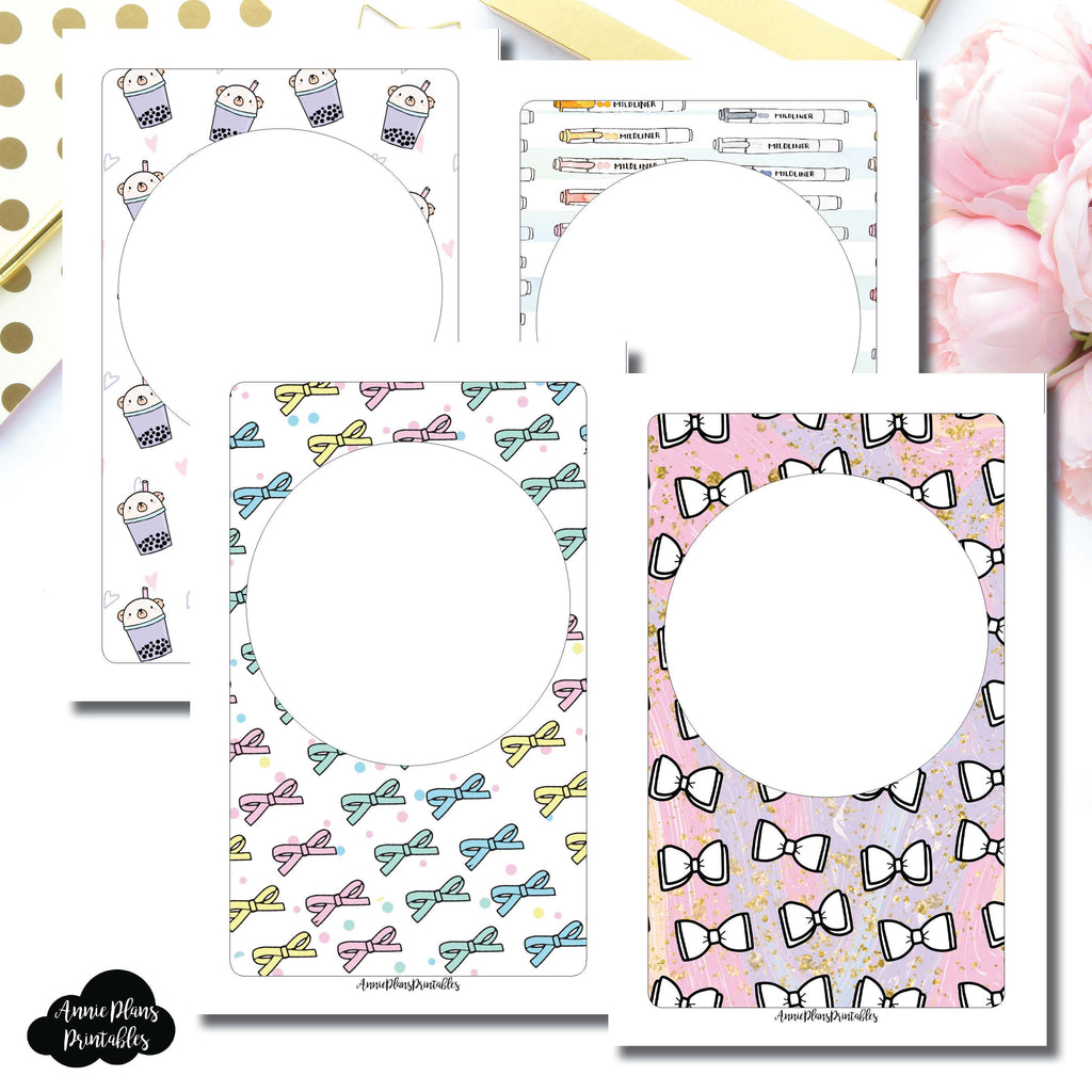 Half Letter Rings Size | Blank Printable Covers for Inserts ...