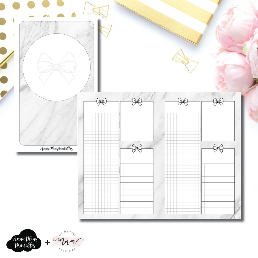 Pocket TN Size | Undated Daily MyNewestAddiction Collaboration Printable Insert ©
