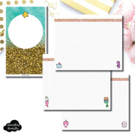 Cahier TN Size | MommyLhey Designs Collaboration Plain Grid Printable Insert ©