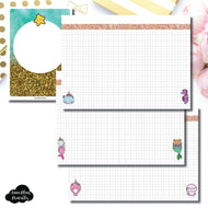 B6 TN Size | MommyLhey Designs Collaboration Plain Grid Printable Insert ©