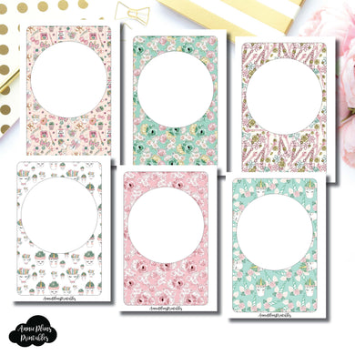 A6 Rings Size | Blank Printable Covers for Inserts ©