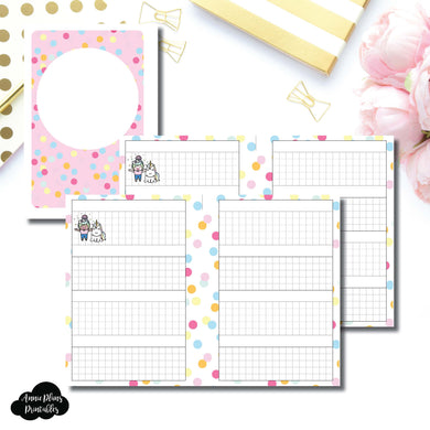 A6 Rings Size | ShineStickerStudio Collaboration Printable Insert