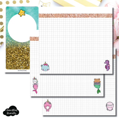 Personal TN Size | MommyLhey Designs Collaboration Plain Grid Printable Insert ©