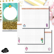B6 Slim TN Size | MommyLhey Designs Collaboration Plain Grid Printable Insert ©