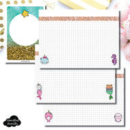 A6 TN Size | MommyLhey Designs Collaboration Plain Grid Printable Insert ©