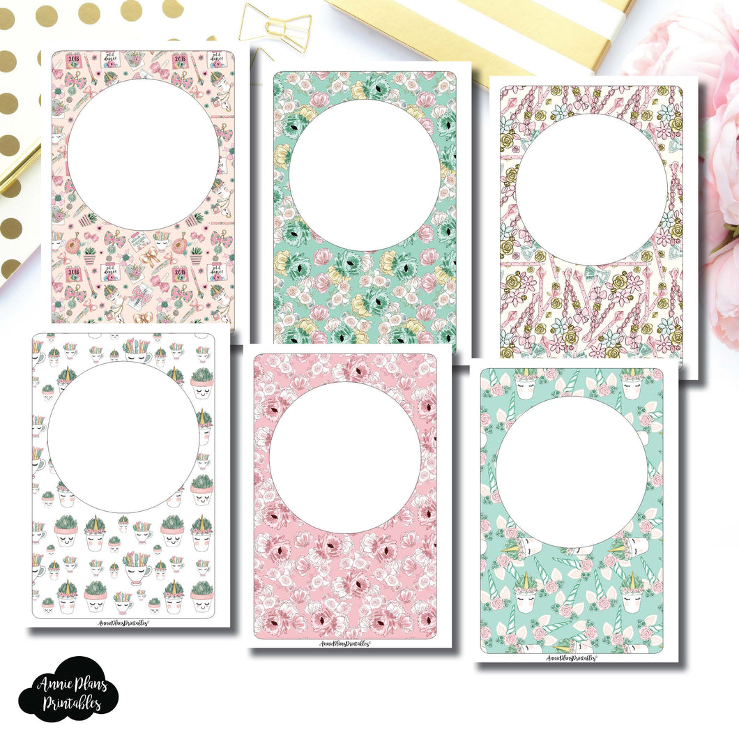 Personal Wide Rings Size | Blank Printable Covers for Inserts ©