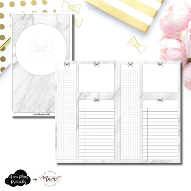 Cahier TN Size | Undated Daily MyNewestAddiction Collaboration Printable Insert ©