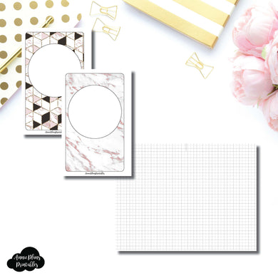 Mini HP Size | Plain GRID Printable Inserts ©