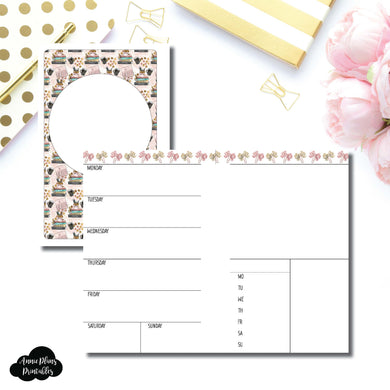 Mini HP Size | Undated Week on 2 Page Collaboration Printable Insert ©