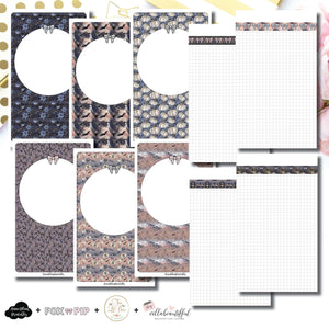 Cahier TN Size | Blank Covers + Undated Grid Collaboration Printable Insert ©