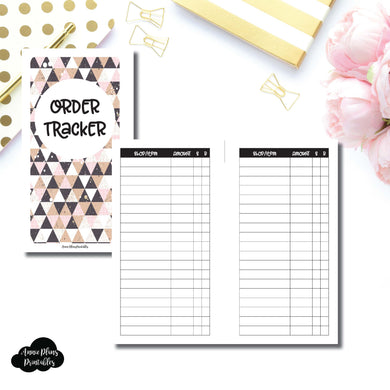 Personal Rings SIZE | Basic Order Tracker Printable Insert ©