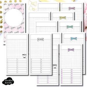 Personal TN Size | Undated Day on a Page or Project HappieScrappie Collaboration Printable Insert ©