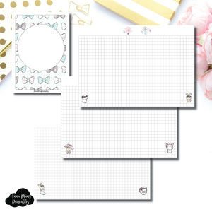 A6 Rings Size | theCoffeeMonsterzco & Sparkly Paper Co Collab Grid Printable Insert ©