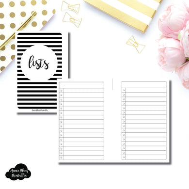 Pocket Rings SIZE | Lists Printable Insert ©