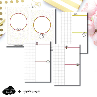 Pocket TN Size | Grin & Bear It Collaboration Grid Column Printable Insert ©