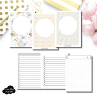 Passport TN Size  | UNDATED DAILY GRID Insert for Travelers Notebooks ©