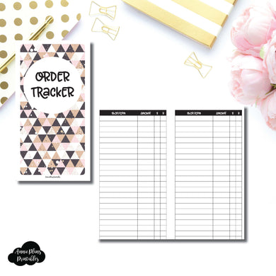 Standard TN SIZE | Basic Order Tracker Printable Insert ©