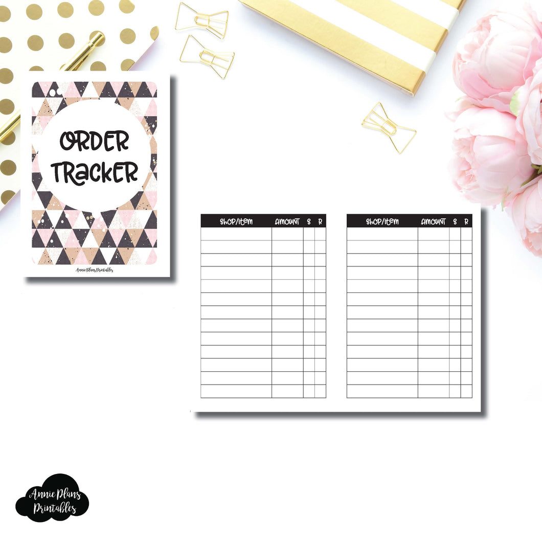 Passport TN SIZE | Basic Order Tracker Printable Insert ©