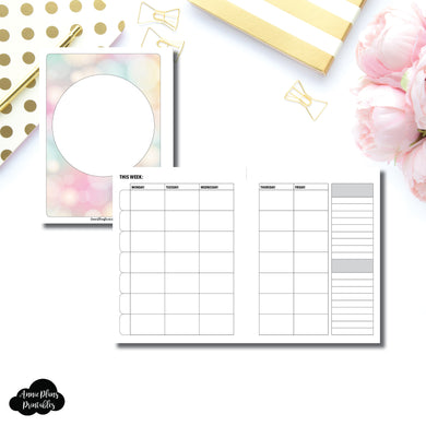 B6 Rings Size | Lesson Planner Printable Insert ©