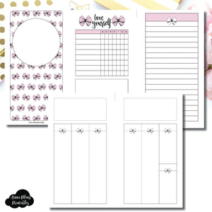 Personal Rings Size | Undated Week on 2 Weeks Shell's Scribbles Collaboration Printable Insert ©