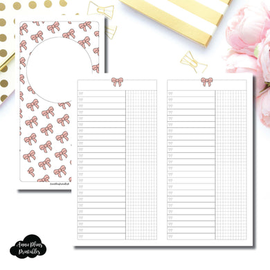Standard TN Size | Fox & Pip Collaboration: List + Grid Column Printable Insert ©