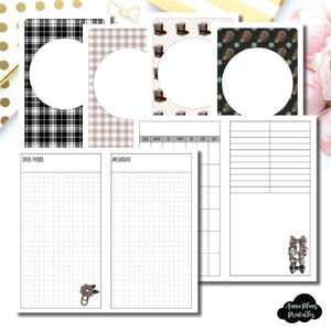 PERSONAL TN Size | COZY Undated Daily Printable Insert ©