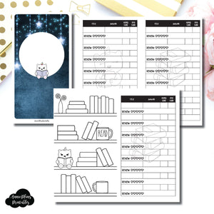 Personal TN Size | SpotDrop Collaboration Reading Book Log Printable Insert ©