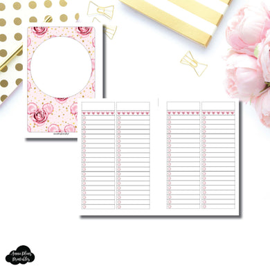 Personal Wide Rings Size | Digital Dash by Planner Press List Collaboration Printable Insert