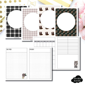 A6 TN Size | COZY Undated Daily Printable Insert ©