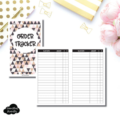 Mini HP SIZE | Basic Order Tracker Printable Insert ©