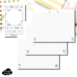 Mini HP Size | theCoffeeMonsterzco & Sparkly Paper Co Collab Grid Printable Insert ©