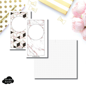 Personal Rings Size | Plain GRID Printable Inserts ©