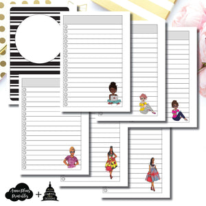 A6 Rings Size | Capital Chic Designs Collaboration LIST Printable Insert ©