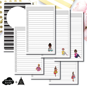 H Weeks Size | Capital Chic Designs Collaboration LIST Printable Insert ©