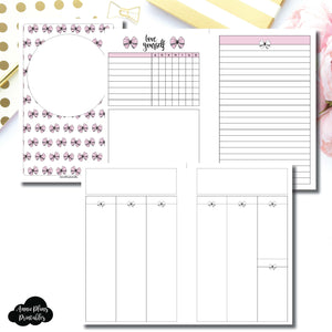Half Letter Rings Size | Undated Week on 2 Weeks Shell's Scribbles Collaboration Printable Insert ©