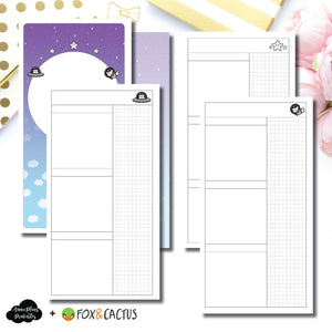 Standard TN Size | Fox & Cactus Collaboration Undated Daily Printable Insert ©