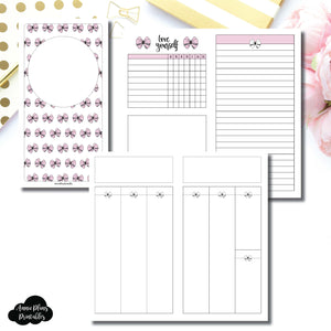 Standard TN Size | Undated Week on 2 Weeks Shell's Scribbles Collaboration Printable Insert ©