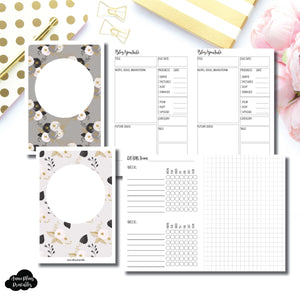 A6 TN Size | Social Media Tracking Bundle Printable Insert for Travelers Notebook ©