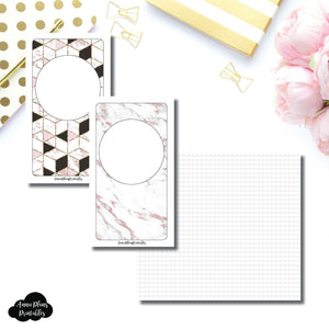 Personal TN Size | Plain GRID Printable Inserts ©