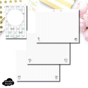 Half Letter Rings Size | theCoffeeMonsterzco & Sparkly Paper Co Collab Grid Printable Insert ©