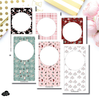 Personal Rings Size | Holiday Themed Blank Printable Covers for Inserts ©