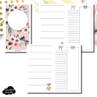 PERSONAL TN Size | Undated Horizontal Week on 2 Page Collaboration Printable Insert ©