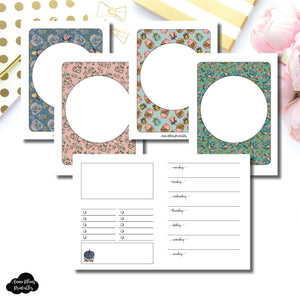 Micro TN Size | Blank Covers + Undated Week on 2 Page Collaboration Printable Insert ©